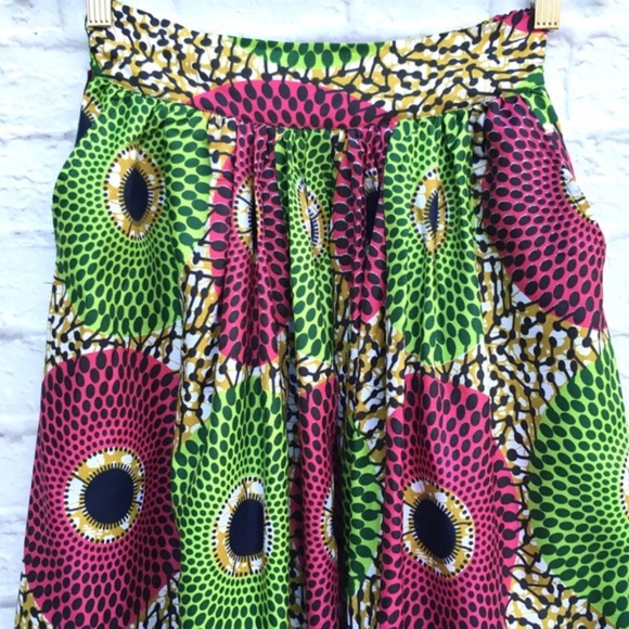 Anthropologie African Skirt full & Denim Blazer Outfit - Picture 7 of 11